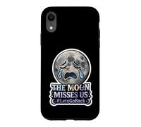 Carcasa para iPhone XR La Luna Nos extraña #LetsGoBack Llorando Luna Triste