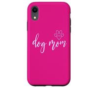 Carcasa para iPhone XR La Mejor mamá de Perros de Todos los Tiempos, mamá de Perro, corazón, Pata de Cachorro, mamá de Perro