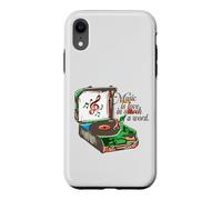 Carcasa para iPhone XR La música es Amor en Busca de una Palabra Tocadiscos Vintage
