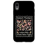 Carcasa para iPhone XR La Terapia del Habla Ayuda a pequeñas Voces a Tomar Vuelo SLP