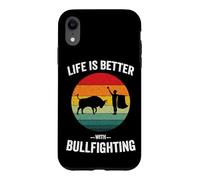 Carcasa para iPhone XR La Vida es Mejor con la Corrida de toros Vintage española