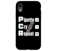 Carcasa para iPhone XR Lab Tech Técnico de ADN Biología Molecular Pipeta Ciencia