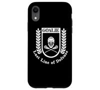 Carcasa para iPhone XR Lacrosse Goalie Last Line of Defense Lacrosse