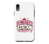 Carcasa para iPhone XR Lactation Station, Lactating Mothers Breastfeeding New Mom