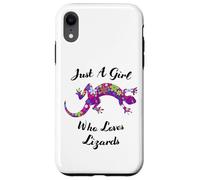 Carcasa para iPhone XR Lagartija Just A Girl Who Loves Lizards Outfit Lizard Lover