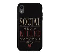 Carcasa para iPhone XR Las Redes sociales Antiguas Mataron el Humor de Las Citas románticas