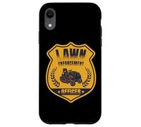 Carcasa para iPhone XR Lawn Enforcement Officer Landscaper Gardening Grass Mowing