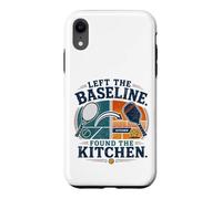 Carcasa para iPhone XR Left The Baseline Encontró La Cocina Pickleball Tenis