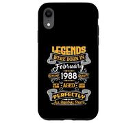 Carcasa para iPhone XR Legend February 1988 Vintage 38th Birthday Tees Made in 1988