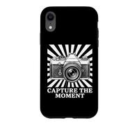 Carcasa para iPhone XR Lente de cámara fotográfica Digital Capture The Moment