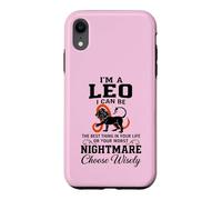 Carcasa para iPhone XR Leo Zodiac Elige sabiamente el Peor Humor de Pesadilla