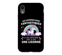 Carcasa para iPhone XR Les Licornes Sont Fantastiques Cadeau Licorne Adulto Humor