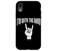 Carcasa para iPhone XR Letrero de Rock con Texto en inglés I'm with The Band