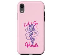 Carcasa para iPhone XR Let's Go Ghouls para Halloween, Vaquera, Western, Pastel, gótico, Morado