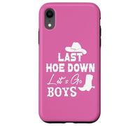 Carcasa para iPhone XR Lets Go Girls Cowboy Women Last Hoe Down Bachelorette Party