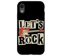 Carcasa para iPhone XR Let's Rock Guitarrista Música Rock Retro Rock N Roll Punk