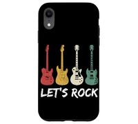 Carcasa para iPhone XR Let's Rock Guitarrista Música Rock Retro Rock N Roll Punk