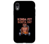 Carcasa para iPhone XR Levantamiento de Pesas Fitness Entrenamiento Divertido Un Poco Fit Sorta Fat
