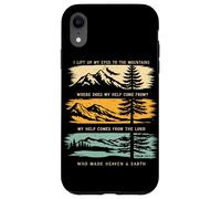 Carcasa para iPhone XR Levanto mis Ojos a Las montañas Salmo 121 Christian