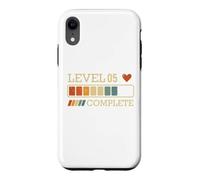 Carcasa para iPhone XR Level 05 Complete Vintage 05 Years 5th Wedding Anniversary