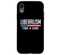 Carcasa para iPhone XR Liberalismo Encuentra una Cura Divertido Meme Político Humor Gráfico