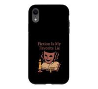 Carcasa para iPhone XR Libro Nerd Humor Ficción Escape Burnout Bibliófilo Vibes