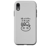 Carcasa para iPhone XR Life is Better at The Lake Design for Outdoors and Lake Life