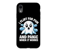 Carcasa para iPhone XR Ligar I Flirt For Fun and Panic When It Works Solteros Citas