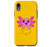 Carcasa para iPhone XR Lindo Bebé Axolotl En El Bolsillo Kawaii Anime