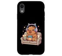 Carcasa para iPhone XR Lindo Capybara Gamer Kawaii Gaming Estética Chill Vibes