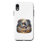 Carcasa para iPhone XR Lindo Conejo Bruja Halloween Espeluznante Bosque Fantasmas
