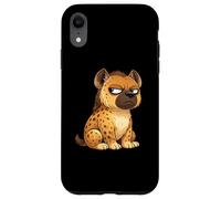 Carcasa para iPhone XR Lindo diseño escéptico de Dibujos Animados hiena Divertido