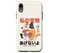 Carcasa para iPhone XR Lindo Gato con Aperitivo estético de Anime japonés Kawaii Taiyaki