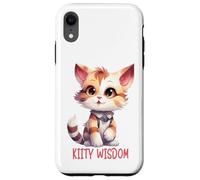 Carcasa para iPhone XR Lindo Gato de Dibujos Animados con Collar ilustración