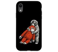 Carcasa para iPhone XR Lindo Mono bebé zoológico Llamado ponche Adorable orangután Relleno