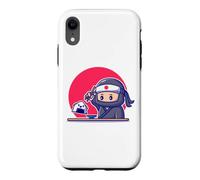 Carcasa para iPhone XR Lindo Ninja Comiendo Onigiri