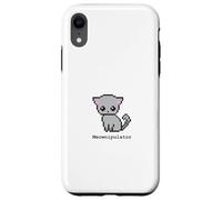 Carcasa para iPhone XR Lindo Pixel Cat Kawaii Kitten Retro 8-bit Art Gaming Style