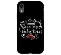 Carcasa para iPhone XR Lindo Profesor, mis Alumnos me robaron el corazón, Amor, Cita de San Valentín