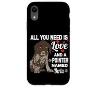 Carcasa para iPhone XR Lindo Puntero Llamado Berta para alemán Puntero de Pelo Corto
