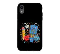 Carcasa para iPhone XR Lindos diseños de Aprendizaje de Suministros Escolares Felices