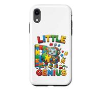 Carcasa para iPhone XR Little Genius Robot Puzzle Builder, diseño Infantil