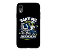 Carcasa para iPhone XR Llévame a la década de 2000 Retro Alien Y2K Millennium Throwback