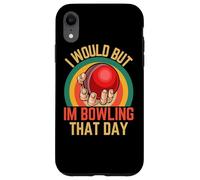 Carcasa para iPhone XR Lo haría Pero Estoy Bolos Ese día Humor de Cricket Love To Bowl
