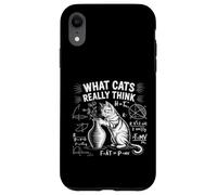 Carcasa para iPhone XR Lo Que Realmente piensan los Gatos Planificación de Gatos