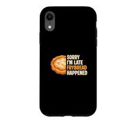 Carcasa para iPhone XR Lo Siento, llego Tarde a la Frybread pasó para los Amantes del Pan Frito Indio