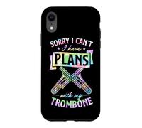 Carcasa para iPhone XR Lo Siento, no Puedo Tener Planes con mi trombón