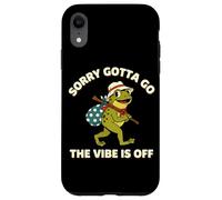 Carcasa para iPhone XR Lo Siento, Tengo Que IR El Ambiente está Apagado Retro Frog