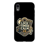 Carcasa para iPhone XR Lock Timer Calm Enigma Cronómetro Equipo