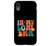 Carcasa para iPhone XR LOML Love of My Life Era Groovy Retro Esposa Novia Corazones