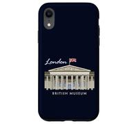 Carcasa para iPhone XR Londres, Museo Británico, Dibujo a Mano, Inglaterra